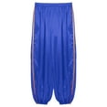 thumbnail image 5 of Alvivi Men Harem Pants Elastic Loose Trousers Hippie Boho Pants Arabian Prince Performance Costume Royal Blue XXL, 5 of 7