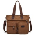 thumbnail image 2 of Bolso de hombro Tolfe para mujer con asa superior, bolso de hombro de lona, 2 of 7