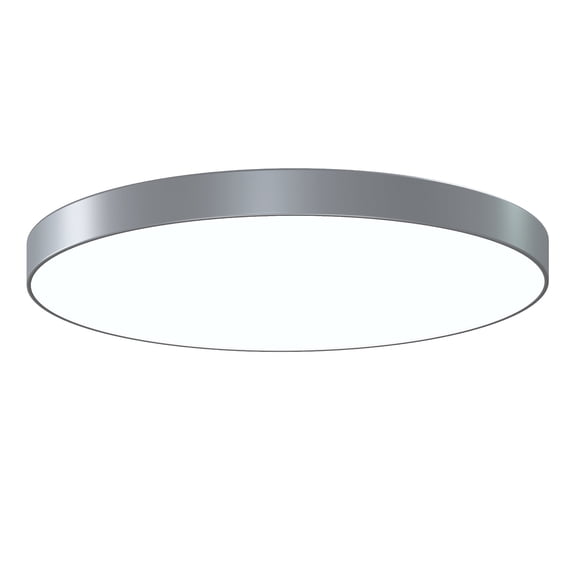 Sonneman 3748.16-35 Pi 30" Wide Led Flush Mount Drum Ceiling Fixture - Silver