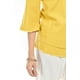 thumbnail image 4 of Blusa de lino corte asimetrico Roman Fashion /Juvenil, 0340 (Mostaza) amarillo G, 4 of 4