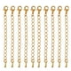 thumbnail image 5 of Extensores de Joyería de Cadena de Extensor de de Collar de Aleación de Oro Plateado 20 Piezas, 5 of 8