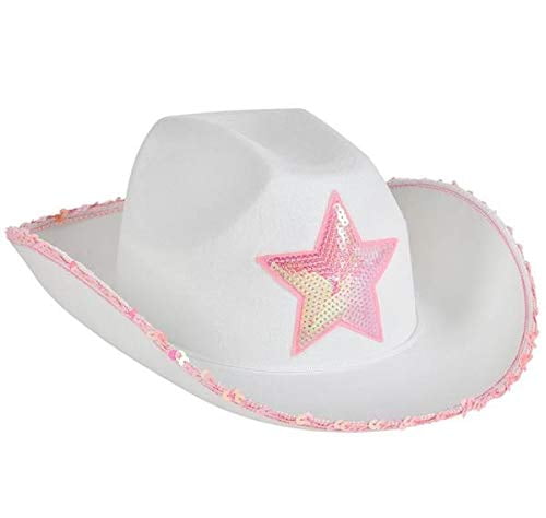 white novelty cowboy hat