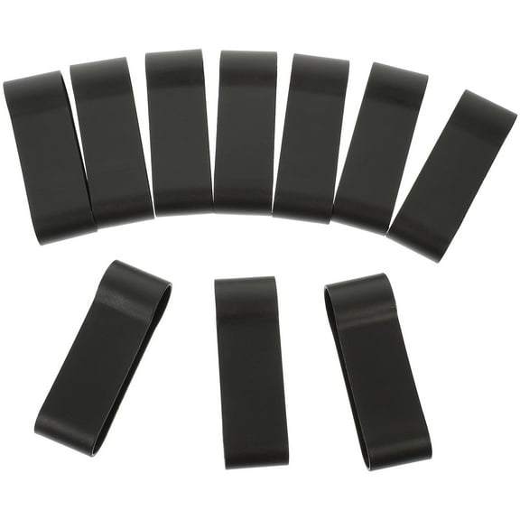 LEORX 10Pack Attachments for Walking Canes Black ABS for Elderly Daily Use