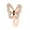 Rose Gold, variant on Mightlink 1Pc U-Shaped False Nose Ring Butterflies Shape Nose Stud Shining Inlaid Non-piercing Nose Clip Jewelry Gift