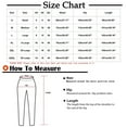 thumbnail image 3 of Njoeus Men's Casual Elastic Waist Straight Work Pants Trousers with Pockets Cotton Fleece Cargo Pants for Men S-3XL, 3 of 4