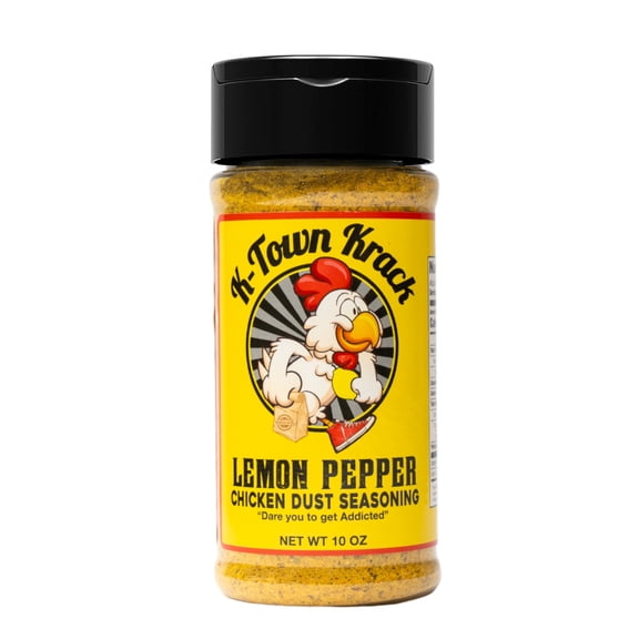 K-Town Krack Lemon Pepper Chicken Dust Seasoning Blend 5oz