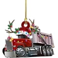 thumbnail image 1 of Colgante de Navidad de Año Nuevo Suministros de decoración del hogar Regalos de Navidad Decoraciones de habitaciones para niños, Accesorios de decoración navideña Vehículo de ingeniería, 1 of 5