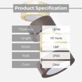 thumbnail image 3 of SSBM 1.88 Inch x 110 Yards (330 Feet) Clear Carton Sealing Tape, Shipping and Moving, 1.6 Mil Thick, Pack of 2700 Rolls, 3 of 9