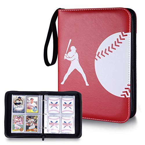 Famard Baseball Card Sleeves Binder, 440 Double Sided Pockets Trading