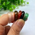 thumbnail image 2 of K-KED Women Jade Ring Delicate Jewelry Gifts Ring Finger Rings Anniversary Ring Natural Agate-Green-1, 2 of 9