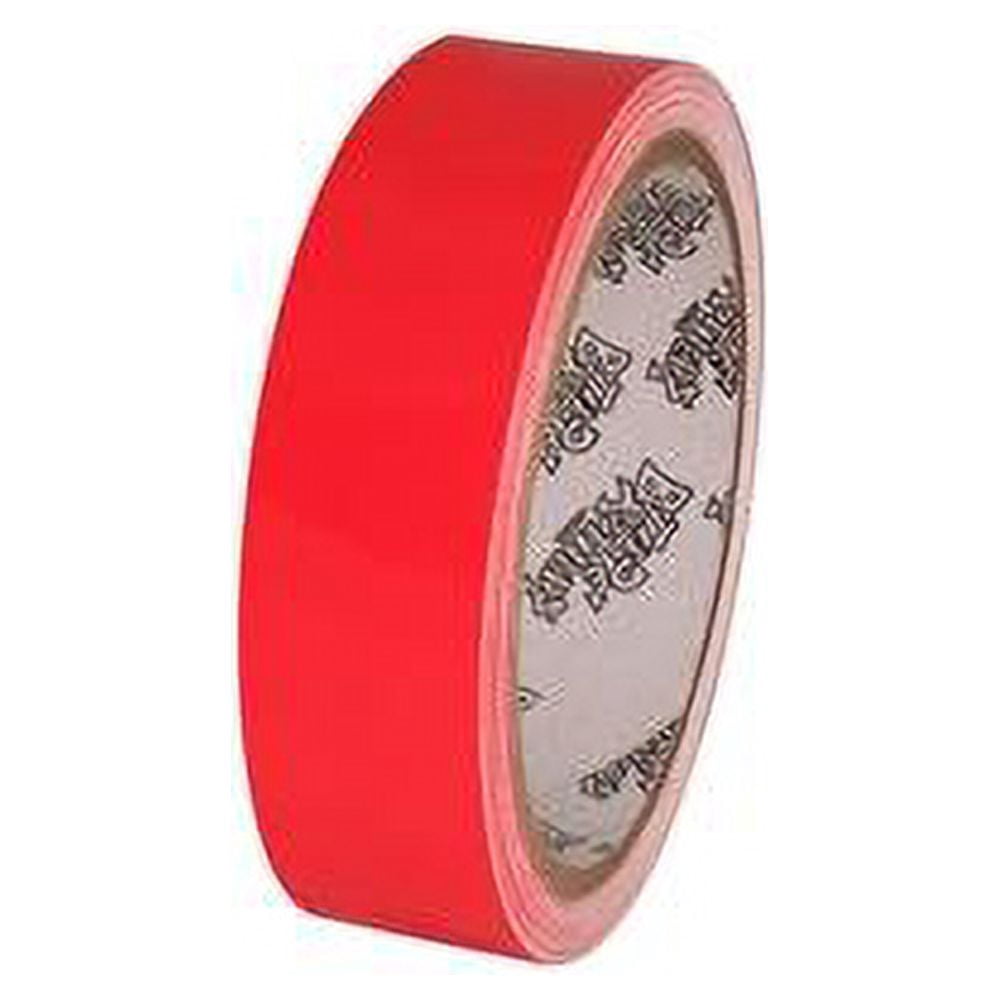 Tape Planet Fluorescent Red 1 X 10 Yard Roll Premium Cast Vinyl Tape