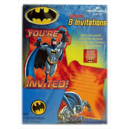 - Batman 'Heroes and Villains' Invitations w/ Env. (8ct)