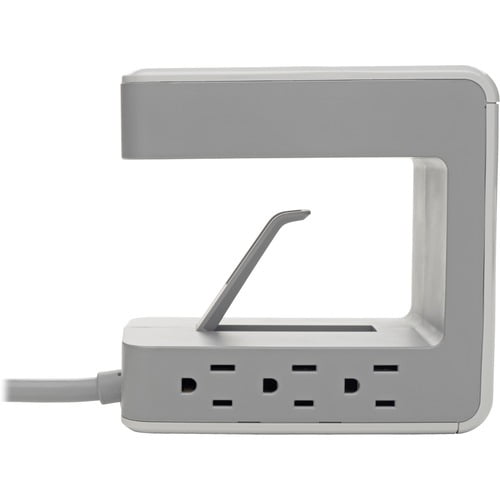 Tripp Lite Surge Protector Desk Clamp 6-Outlet 2 USB-A; 1 USB-C 8ft Cord