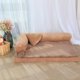 thumbnail image 3 of L Shape Dog Bed Sofa with Heart Pillow Removable Cover Waterproof Soft Sleeping Cushion Big Cat Cushion Puppy Mat Pet Supplies ShopWise Round, 3 of 8