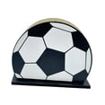 thumbnail image 2 of Servilletero con temática deportiva, servilletero para restaurante, organizador de moda vertical Fútbol, 2 of 7