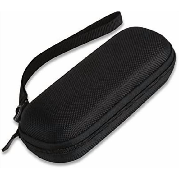 Carrying Case, EVA Zipper Carrying Hard Case Cover for Digital Voice Recorders, MP3 Players, Storage Holder for 3D Printing Pen, USB Cable, Earphones, Memory Cards, U Disk, Black Black Black