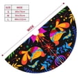 thumbnail image 5 of Kll 30" Christmas Tree Skirt Mexican Flower Traditional1 Xmas Tree Skirts Mat For New Year Xmas Holiday Party Indoor Outdoor Home Decoration, 5 of 9
