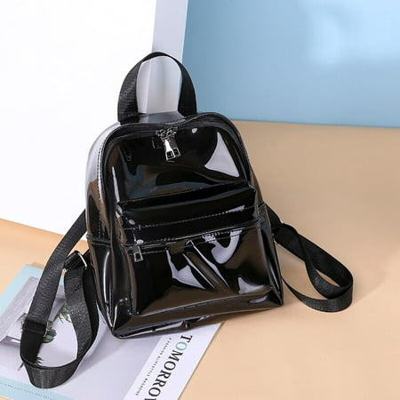 Fashion Clear Transparent PVC See Through Mini Backpack Cute School ...