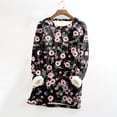thumbnail image 2 of Women's Fashion Fall Winter Oversized Loose Fuzzy Top Thickened Plush Warm Underlay, 2 of 4