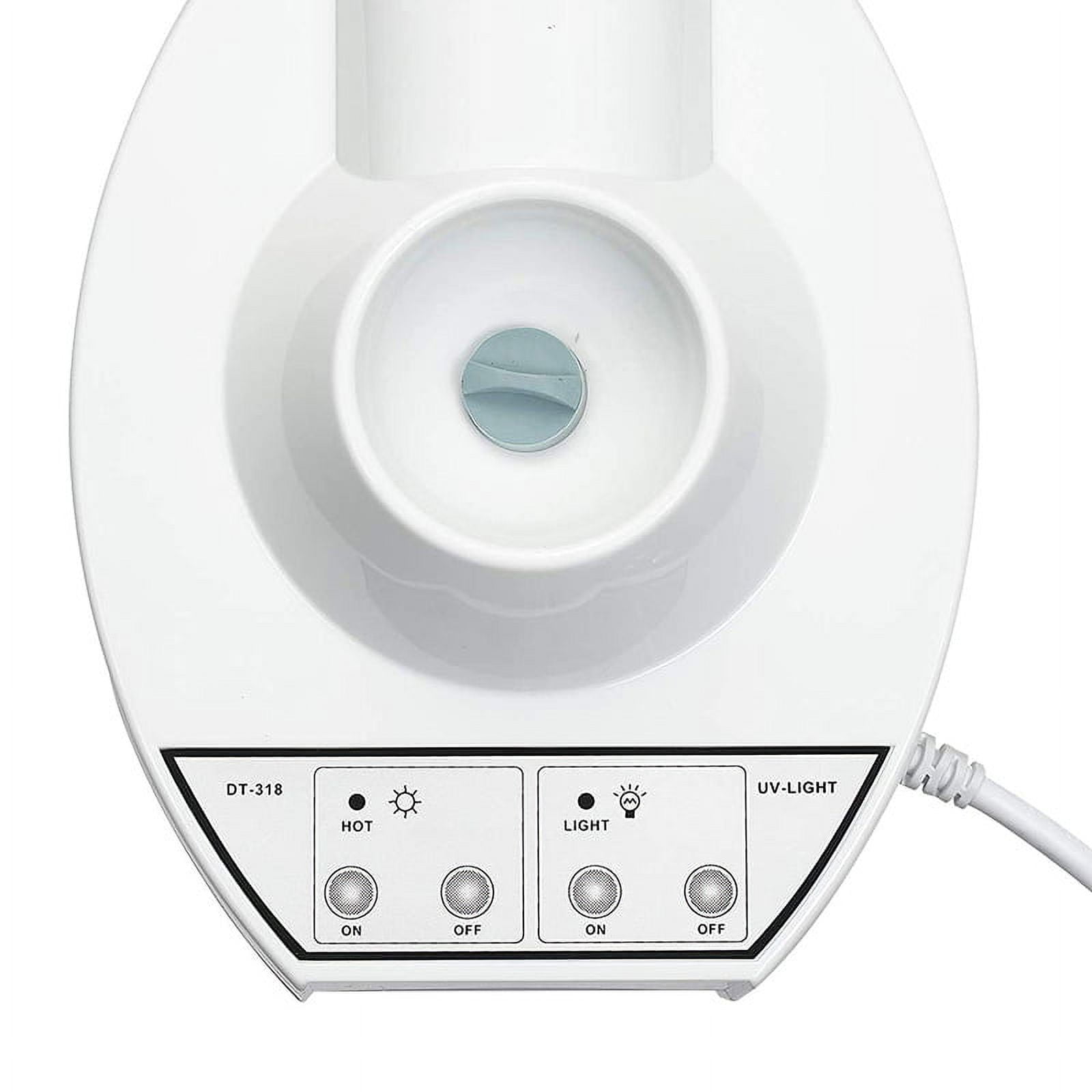 2 in 1 Facial Steamer with 5X Magnifying Lamp Ozone Nano Ionic Face Steamer Humidifier Vaporizer Aromatherapy Mist Steam Inhale