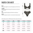 thumbnail image 6 of Wukai Funny Chicken Women's Bikini Set Two Piece,wimsuit High Waisted V Neck Twist Front Adjustable Spaghetti Straps Bathing Suit-Large, 6 of 7