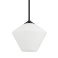 thumbnail image 2 of Hunter - Celestial Valley 1-light Matte Black, Small Pendant Light, Dimmable, Modern Style, Diamond Shaped, for Bedrooms, Dining, Living Rooms - 48100, 2 of 8