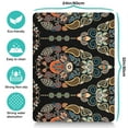 thumbnail image 5 of Paisley Indian Tribal Dog Food Mat with Paisley Design Boho Vintage Floral Pattern, Absorbent Waterproof Non-Slip Pet Feeding Mat, 5 of 7