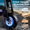 thumbnail image 3 of Toursor X13 60V 50Ah Adult Electric Scooter with 8000W Dual Motor for Off-Road Adventure, 3 of 7