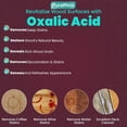 thumbnail image 7 of Oxalic Acid (10 lbs) 99.6% Pure - Multipurpose Cleaner and Stain Remover for Wood, Metal & Stone - Rust Removal - Wood Restorer - Deck Cleaner.  Durable Resealable Packaging, 7 of 7