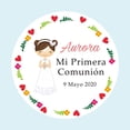 thumbnail image 1 of Pegatinas personalizadas para primera comunión, etiquetas de recuerdo para Baby Shower, niño y niña, 2,5-7cm, 96 unidades, 1 of 4