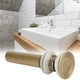 thumbnail image 3 of Desagüe para lavabo de baño, tipo aleta, tapón de drenaje para lavabo de estilo retro, drenaje con desbordamiento, rendimiento inigualable, 3 of 12