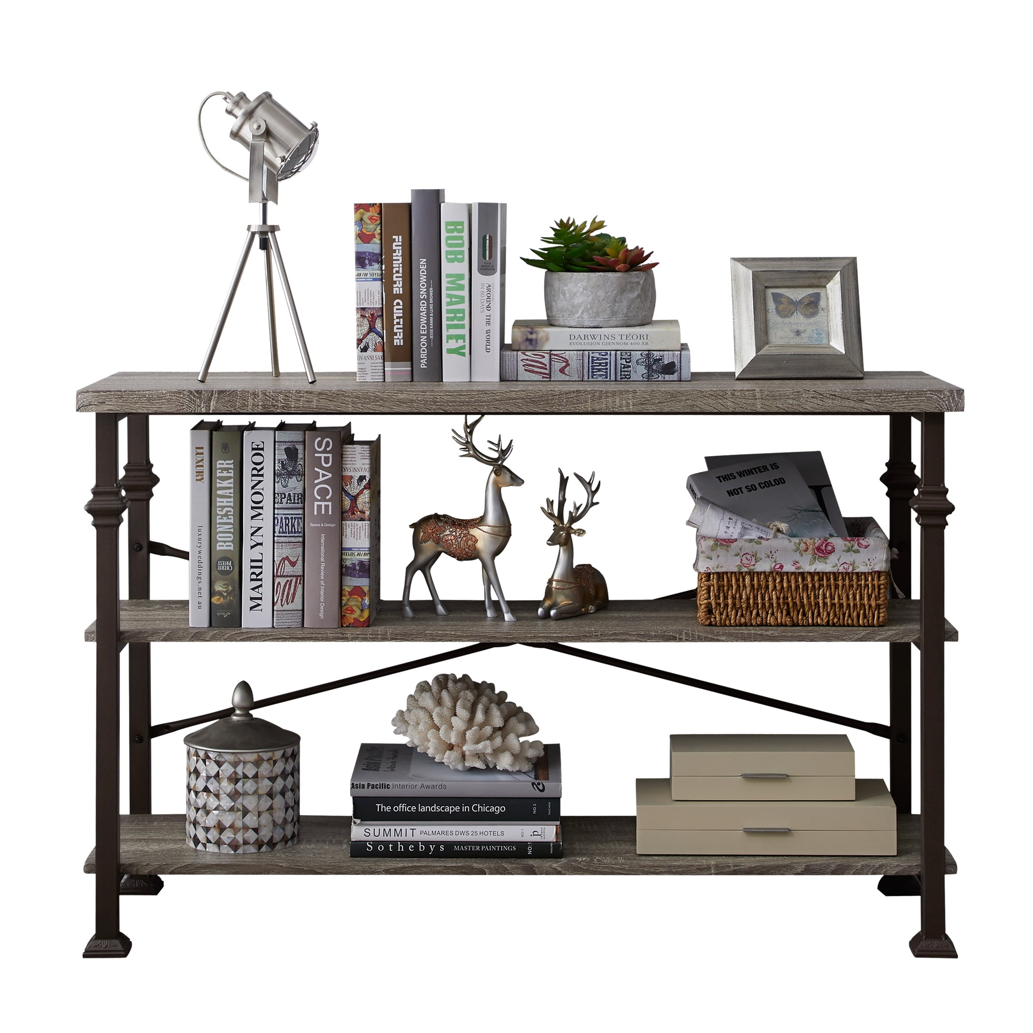 Unique Industrial Bookcase 