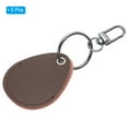 thumbnail image 3 of Uxcell Leather Key Fob, 3 Pack Leather Key Fobs DIY Keychain Holder for Home Office Keys, Brown, 3 of 6