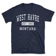 thumbnail image 1 of West Havre Montana Classic Established Men's Cotton T-Shirt, 1 of 1