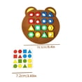 thumbnail image 4 of DIY Geometric Shape Color Matching 3D Puzzle Game, Montessori Learning Educational Interactive Fighting Game, 4 of 5