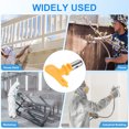 thumbnail image 7 of Uxcell 1-Set Airless Paint Sprayer Tips and Flat Tip Guard Base, 304SS Reversible Spray Tips with 1 Pad for Homes [Yellow, 517], 7 of 7