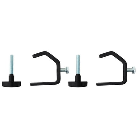 (2) Rockville LC70 Heavy Duty C Clamps Mount Light Up to 70 LBS, Adjustable Knob