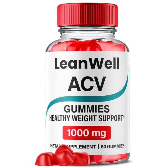 LeanWell Keto ACV Gummies 1000MG Advanced Formula Vitamin Lean Well 60 Gummies