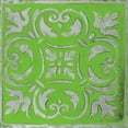 thumbnail image 2 of Pinto, Patricia 15x15 White Modern Wood Framed Museum Art Print Titled - Bright Green Mosaic, 2 of 4