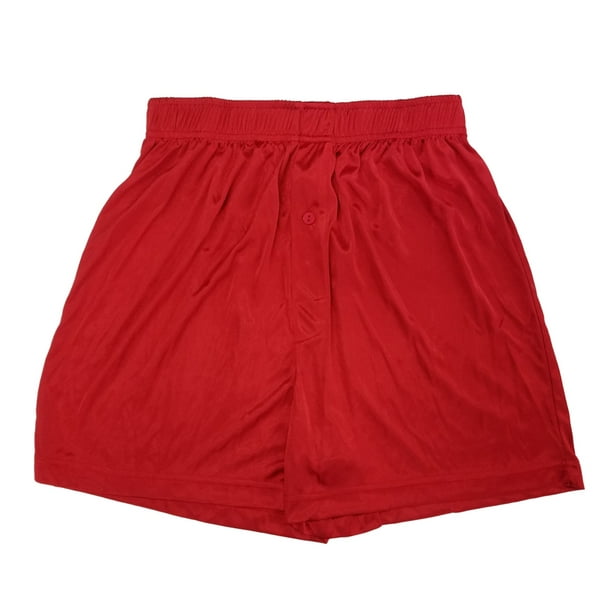 My Funny Valentine - Mens Red Silky Valentines Day Boxer Shorts ...