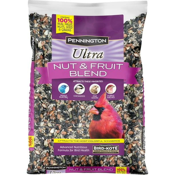 Pennington Ultra Fruit & Nut Blend, Wild Bird Seed and Feed, 5 lb. bag