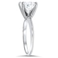 thumbnail image 3 of Pompeii Certified 1.50 Ct Princess Cut Lab Diamond Solitaire Engagement Ring White Gold, 3 of 5