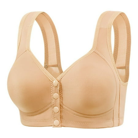 Lisbinx Nursing Bras Women s Large Sized SeamlessComfortable Breathable Underwear Daily Bra Seasonal Discounts