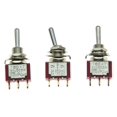 thumbnail image 4 of SALECOM 5pcs SPDT 3 Way ON Off ON Guitar Mini Toggle Switch Car/Boat Switches, 4 of 4