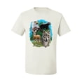 thumbnail image 2 of Eagle Bear Deer and Wolf Wildlife Americana / American Pride Men's Graphic T-Shirt, White, 3XL, 2 of 3