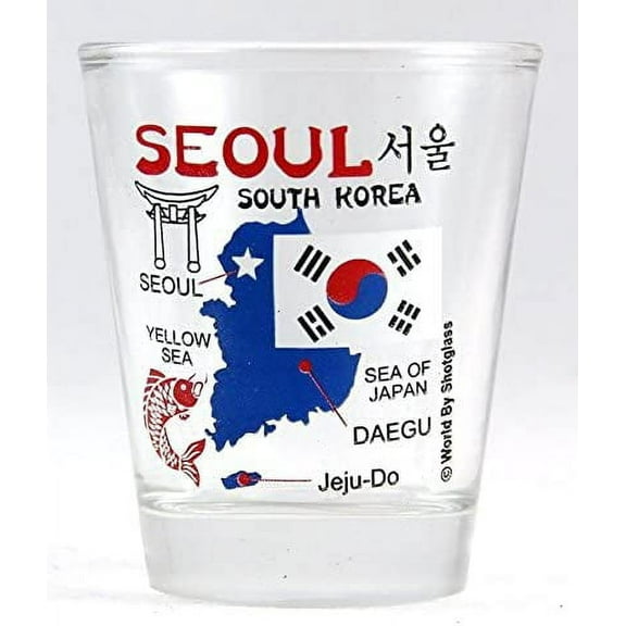 Seoul South Korea Shot Glass