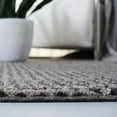 thumbnail image 4 of SAFAVIEH Soho Emerson Solid Area Rug, Charcoal, 6' x 6' Square, 4 of 10