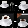 thumbnail image 3 of 16PCS Plastic Cappuccino Foam Template Stencils for Coffee DIY Decorating Printing, 3 of 6