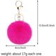 thumbnail image 4 of Llavero felpa pompón bola bolso encanto bolso encanto bolso encanto llavero decoración Pusheng Xemadio LKX-1449-8, 4 of 8