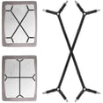 thumbnail image 2 of Sujetadores para sábanas Clips para sábanas ajustables y resistentes (negro), 2 of 5